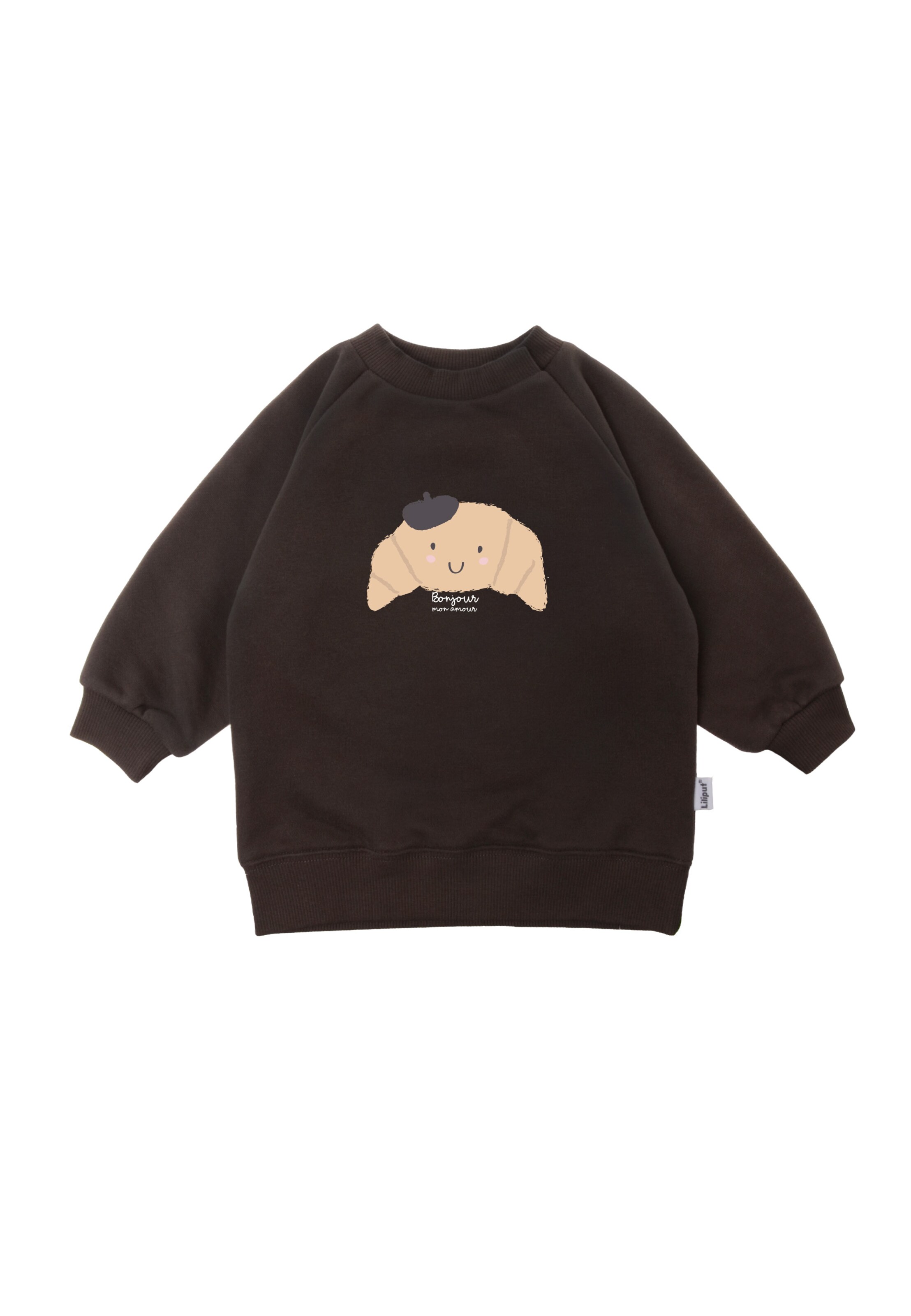 LILIPUT Sweatshirt 'Croissant' in Brown: front