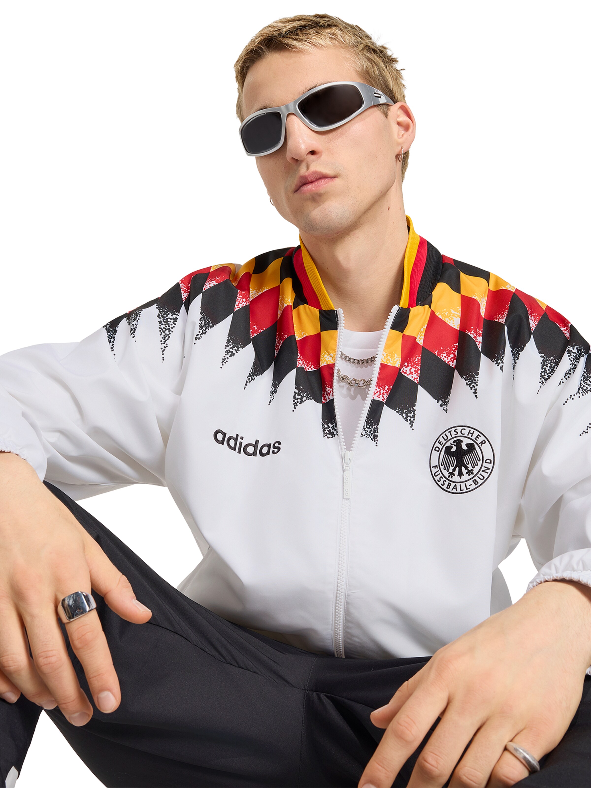ADIDAS PERFORMANCE Kurtka sportowa 'Almanya 1994 Eşofman Üstü' w kolorze biały