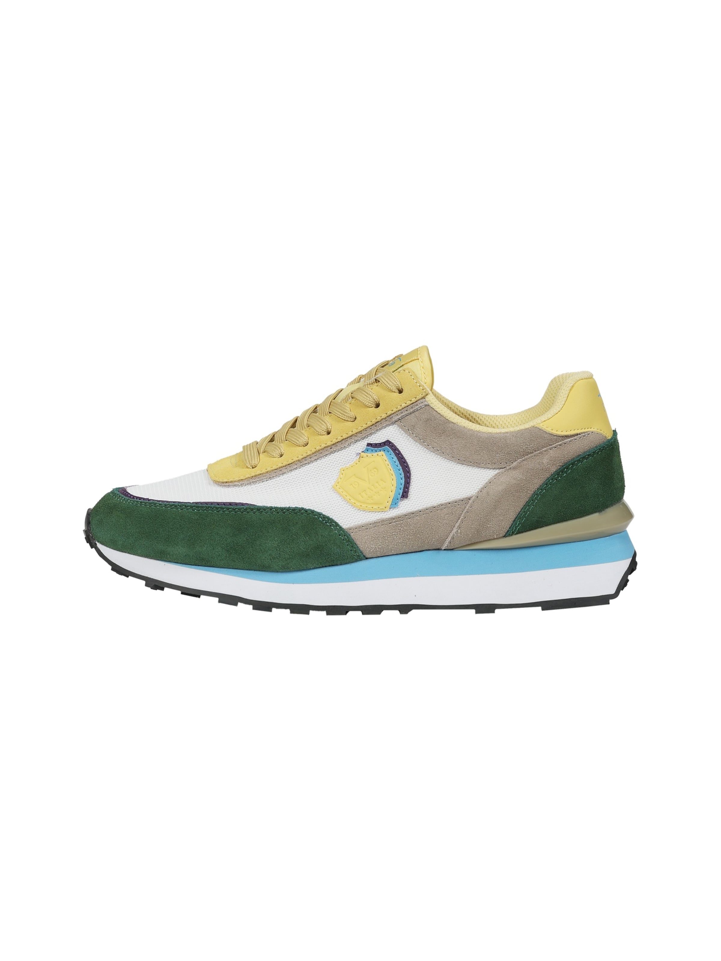 19V69 ITALIA Sneakers laag 'Venezia 1.1' in Groen: voorkant