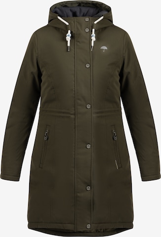 Schmuddelwedda Raincoat in Green: front