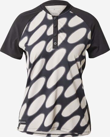 ADIDAS GOLF Funktionsbluse i sort: forside