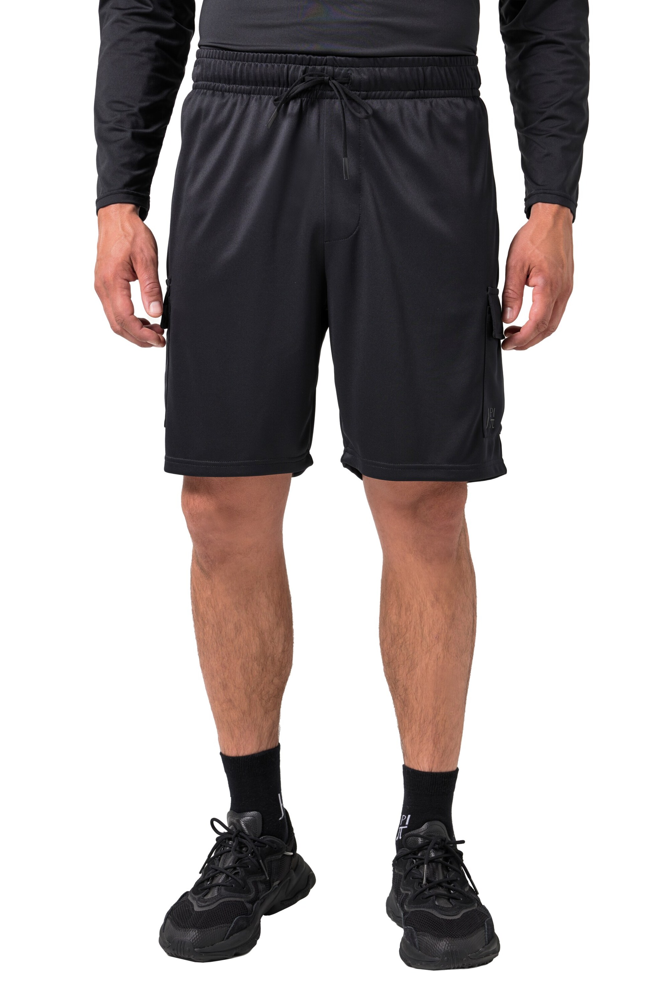 JAY-PI Regular Pants in Black: front