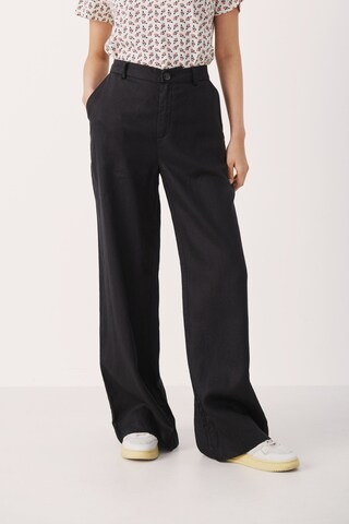 Wide Leg Pantalon 'Ninnes' Part Two en noir