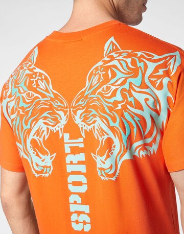 Maglietta 'Tiger' di Plein Sport in arancione