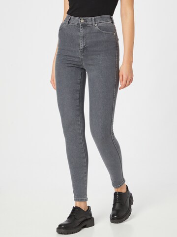 Dr. Denim Skinny Jeans 'Moxy' in Grijs: voorkant