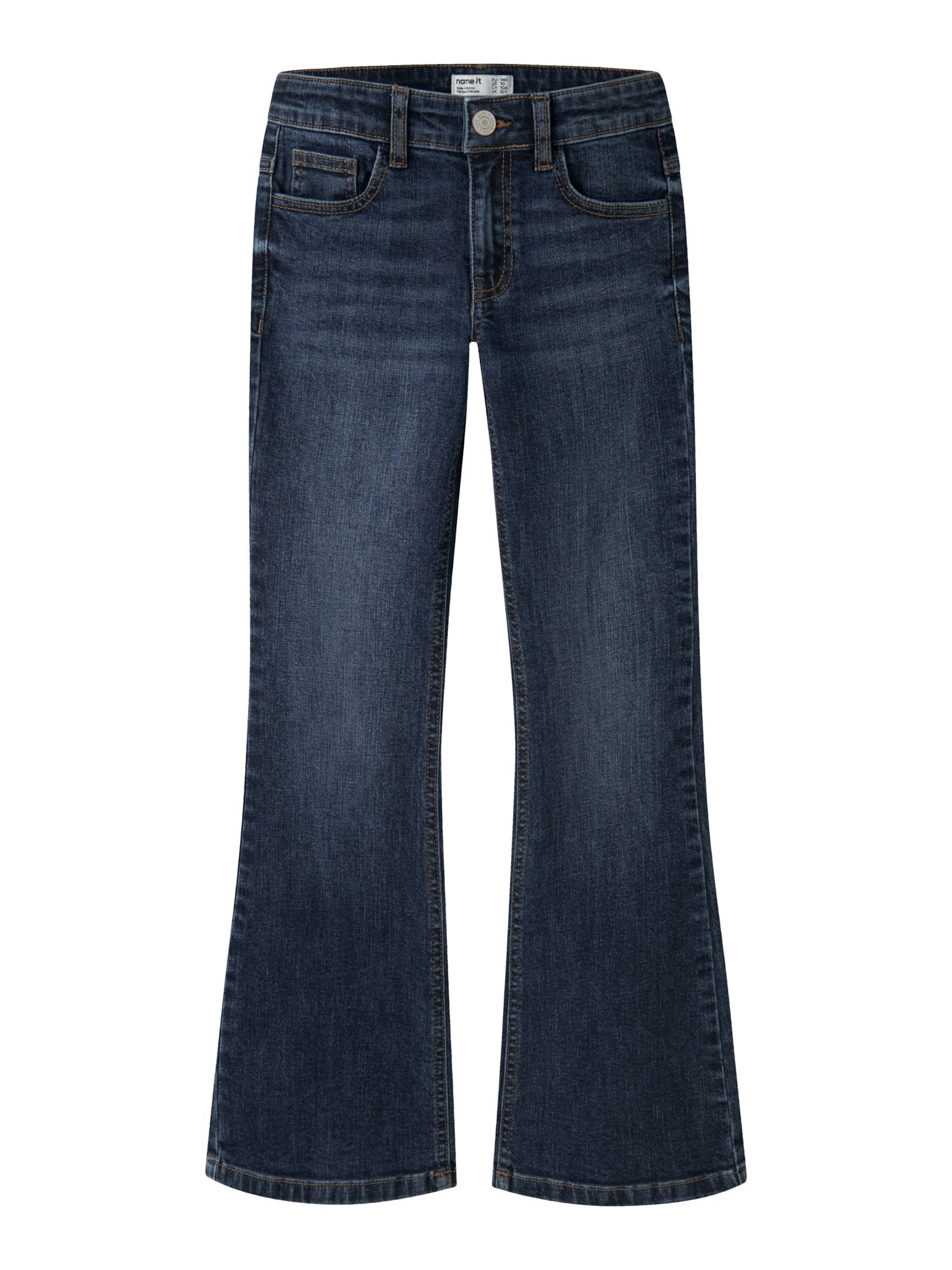 NAME IT - Bootcut Vaquero en azul: frente