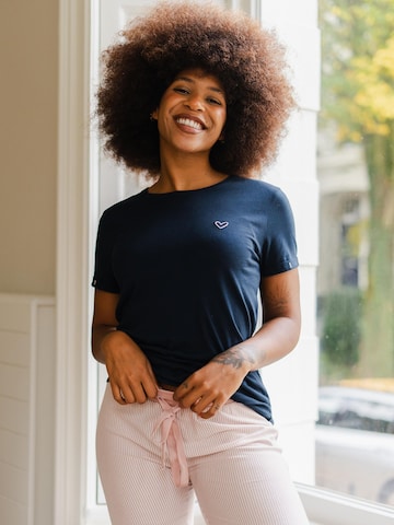 By Louise Pajama 'Essential Capri' in Blue: front