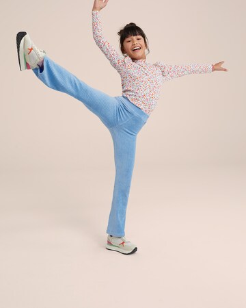 WE Fashion Flared Leggings i blå