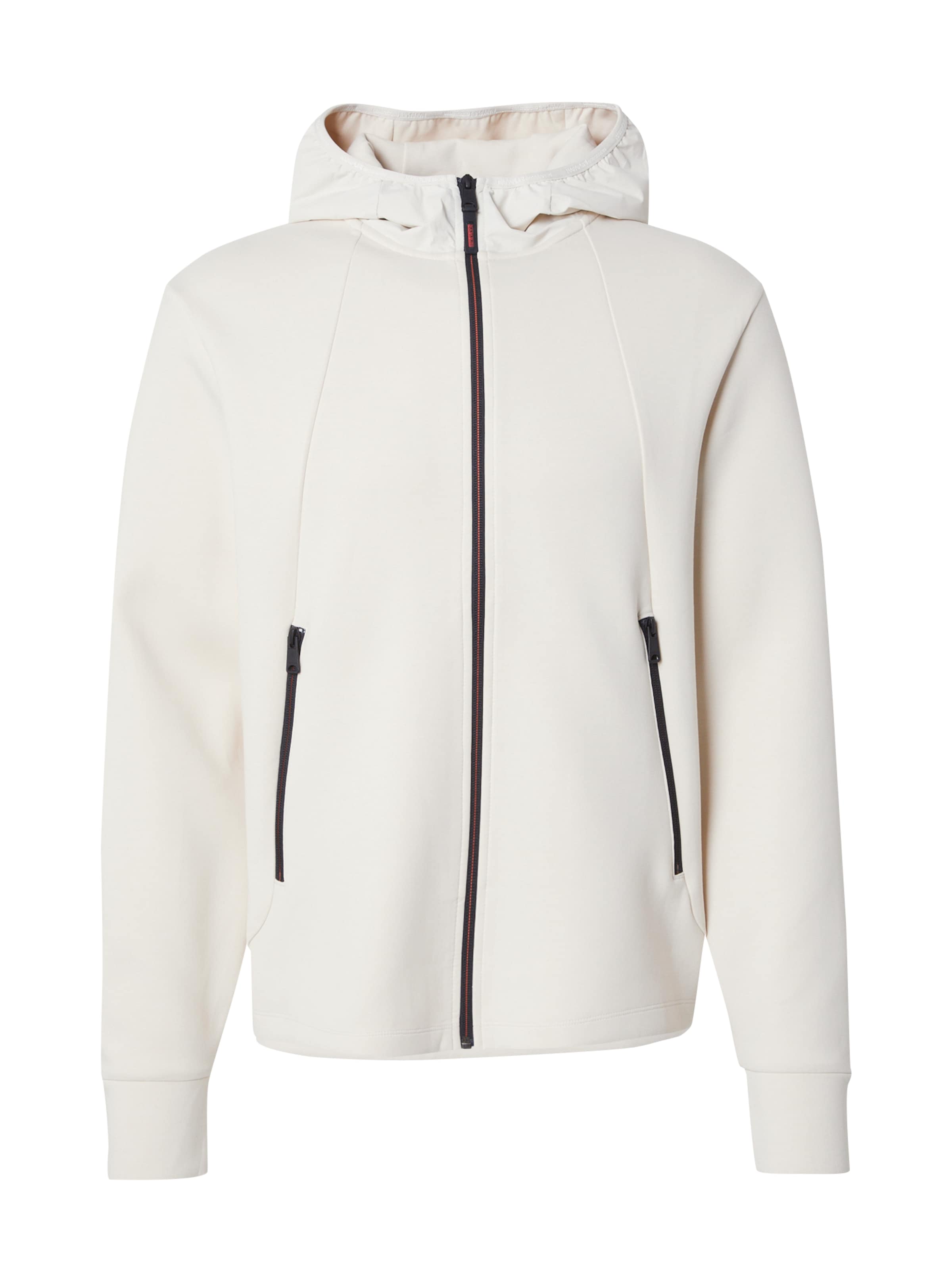 NAPAPIJRI Суичъри с качулка 'B-LYS' в бежово: отпред