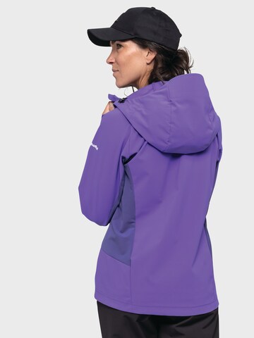 Schöffel Outdoorjas ' Mountain Softshell Jk Style Blaueis WMS ' in Lila