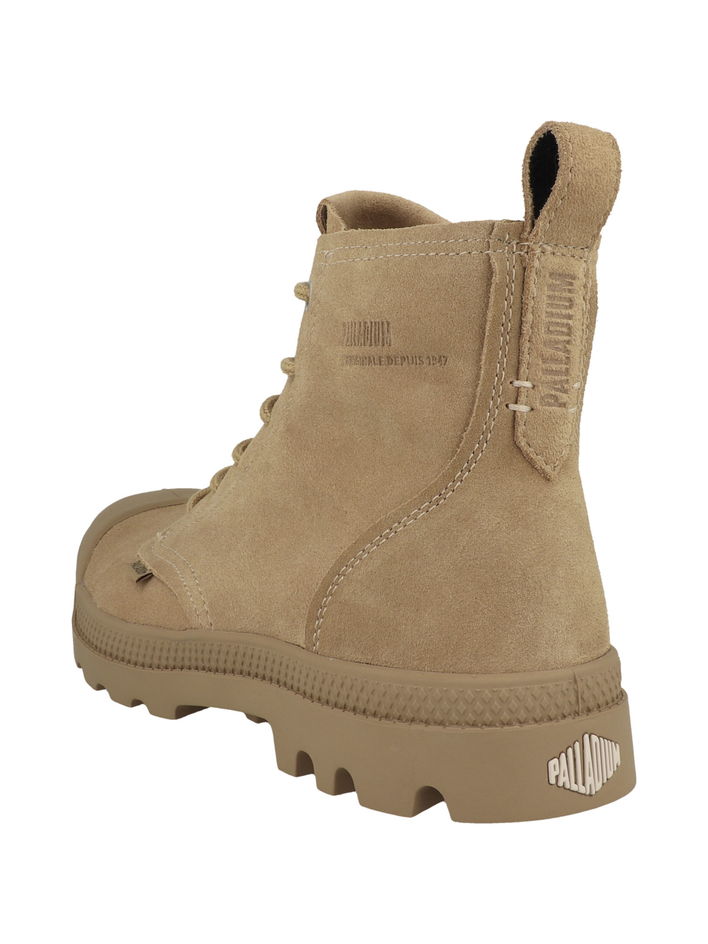 Bottines à lacets 'Pampa' Palladium en beige