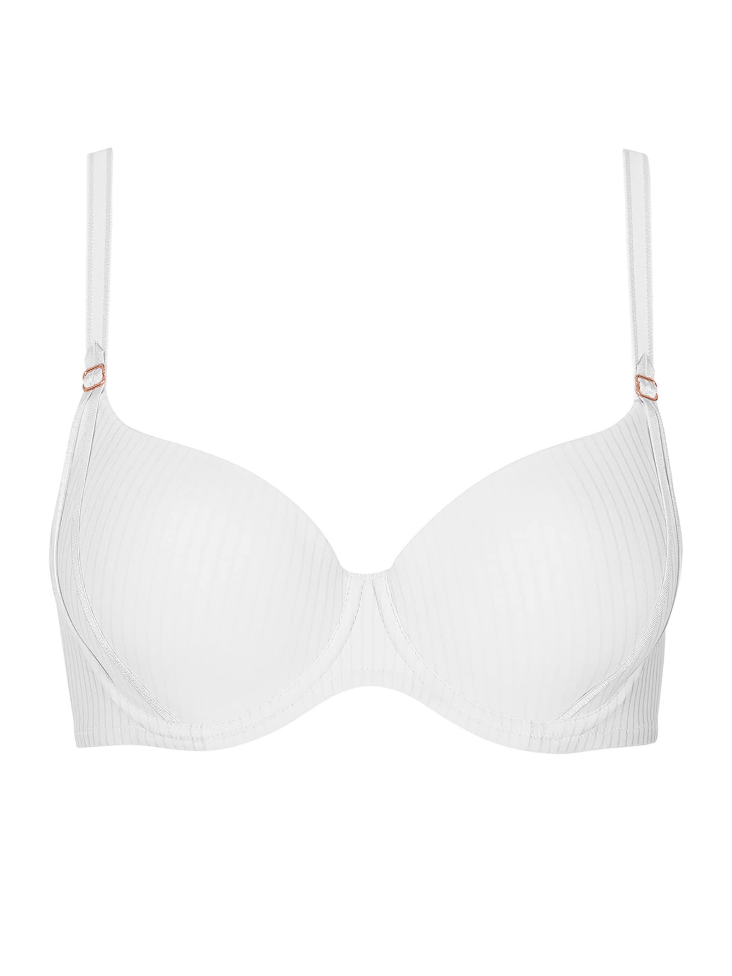 Lisca T-shirt Bra 'Laura' in White: front
