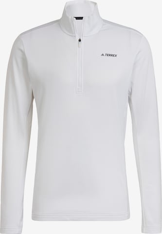 Pull-over de sport 'Everyhike' ADIDAS TERREX en blanc : devant