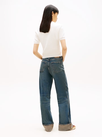 Pull-over 'ESSENTIAL' Tommy Jeans en blanc : derrière