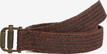 Cassandra Belt 'Plait' in Brown: front