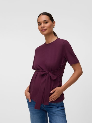 MAMALICIOUS Shirt in Rood: voorkant