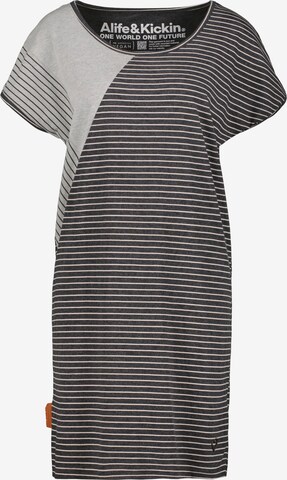 Alife and Kickin Dress in Grey: front