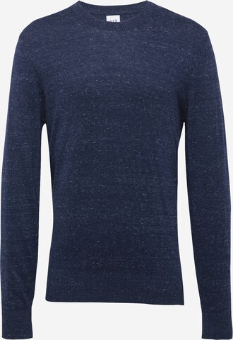 GAP Пуловер в синьо: отпред