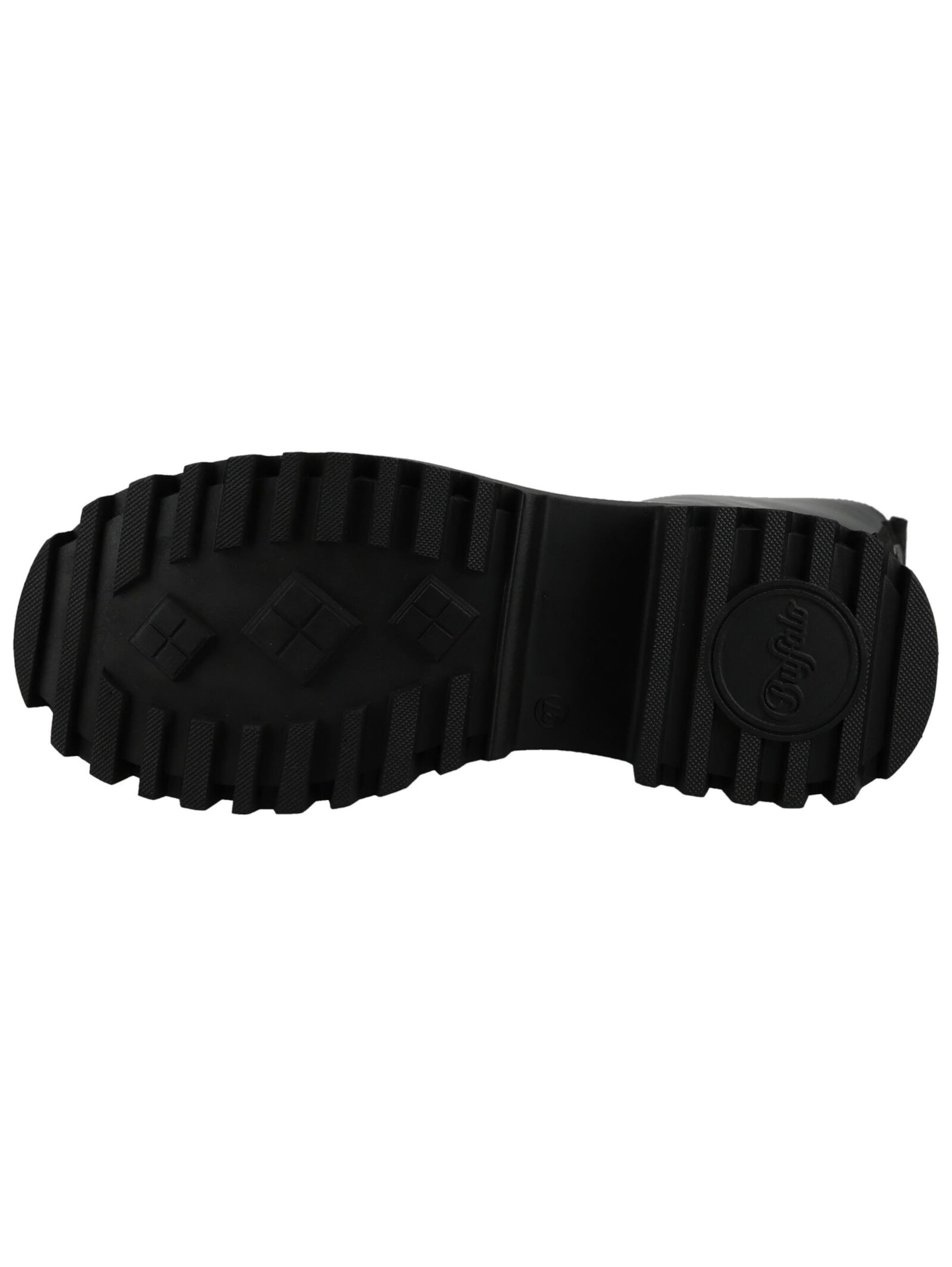 BUFFALO Schnürstiefel in Schwarz