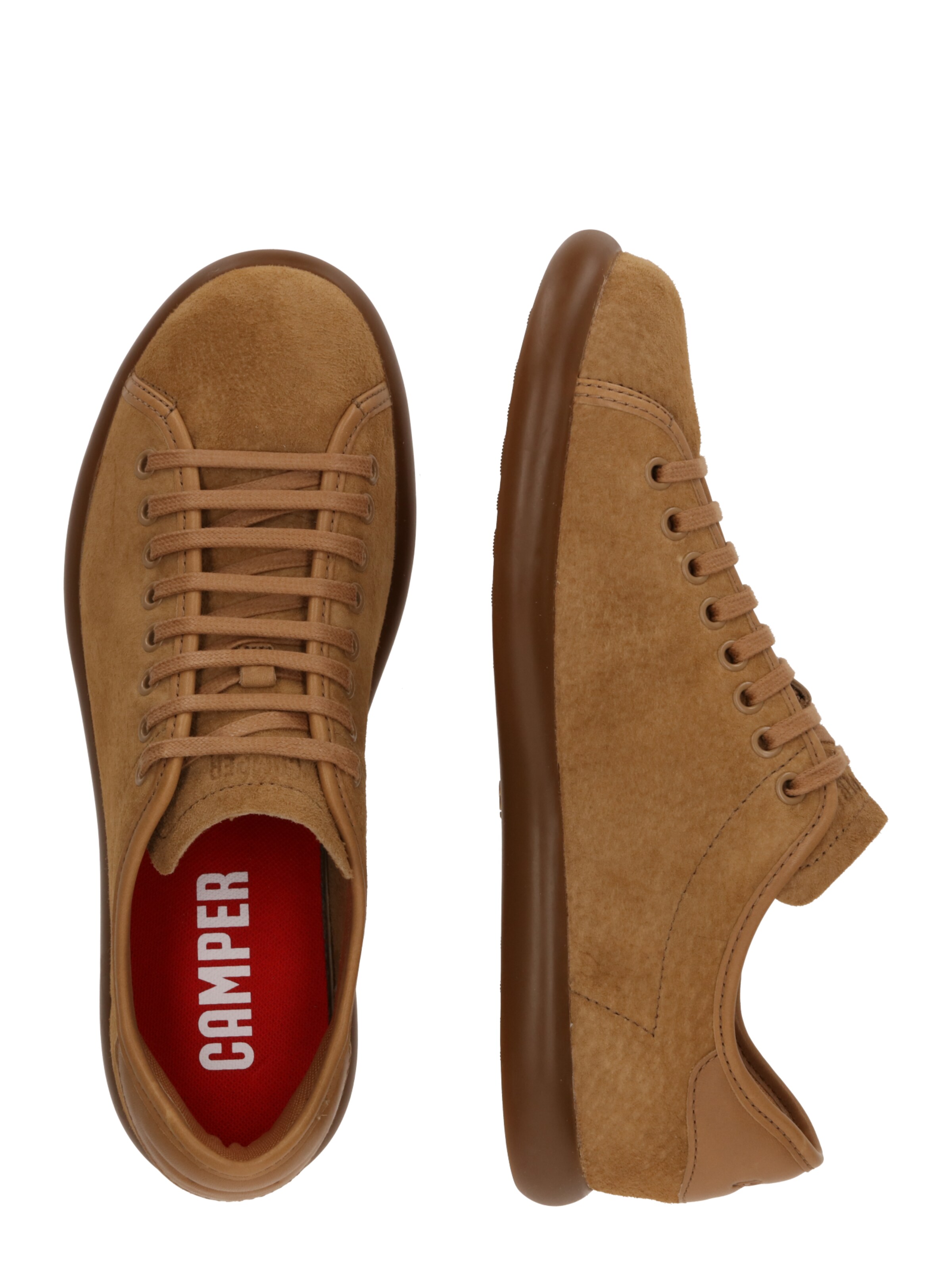 CAMPER Platform trainers 'Pelotas Soller' in Brown