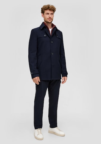 s.Oliver Between-Seasons Coat in Blue