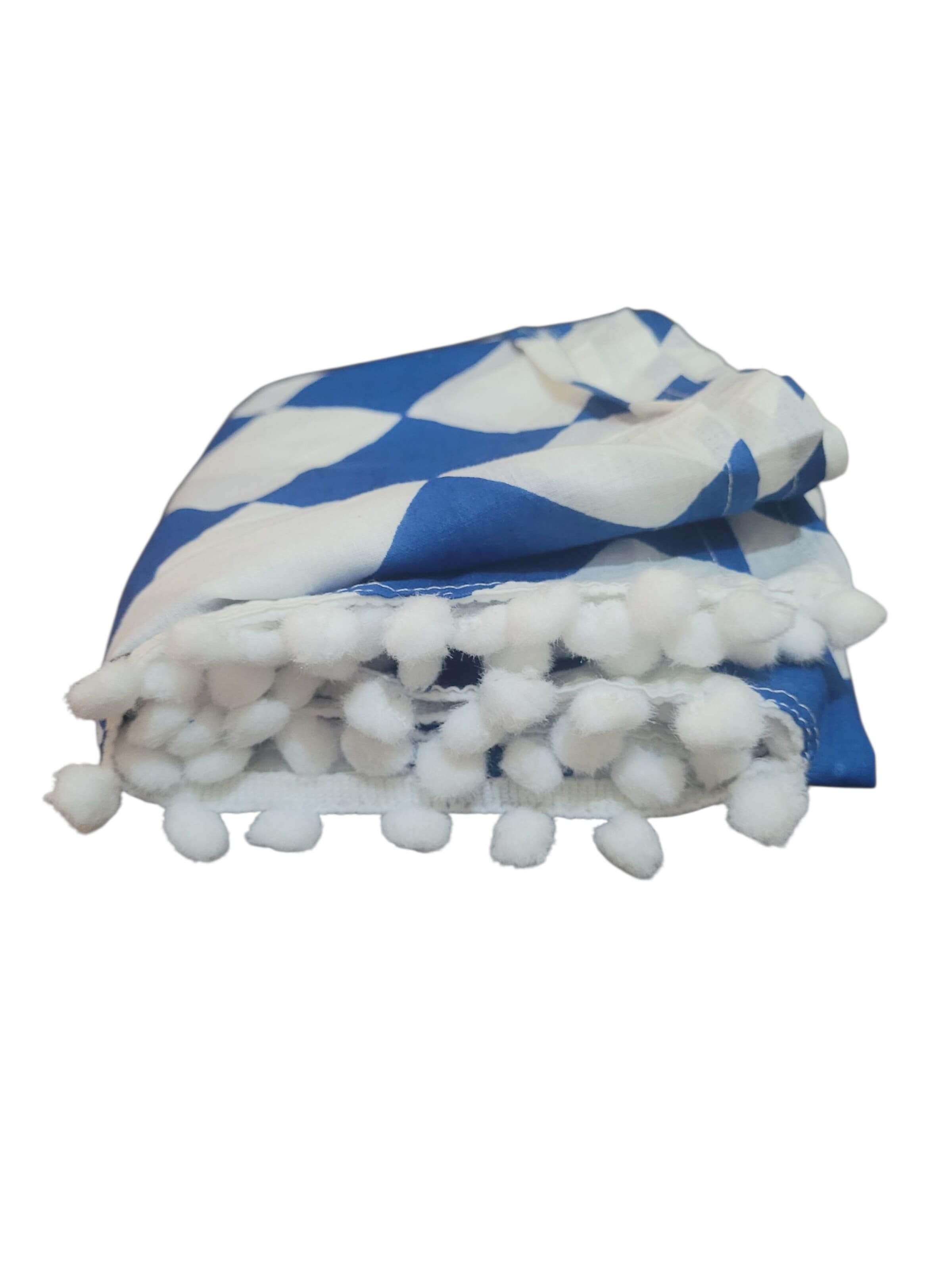 PfauGermany Scarf 'Spring Bloom' in Blue