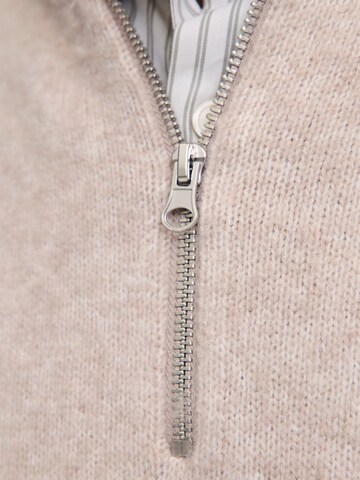 JACK & JONES Sweater 'JJESoho Ollie' in Beige