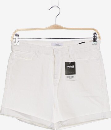 7 for all mankind Shorts in S in White: front