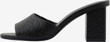 PIECES Mules 'LOUISA' in Black: front