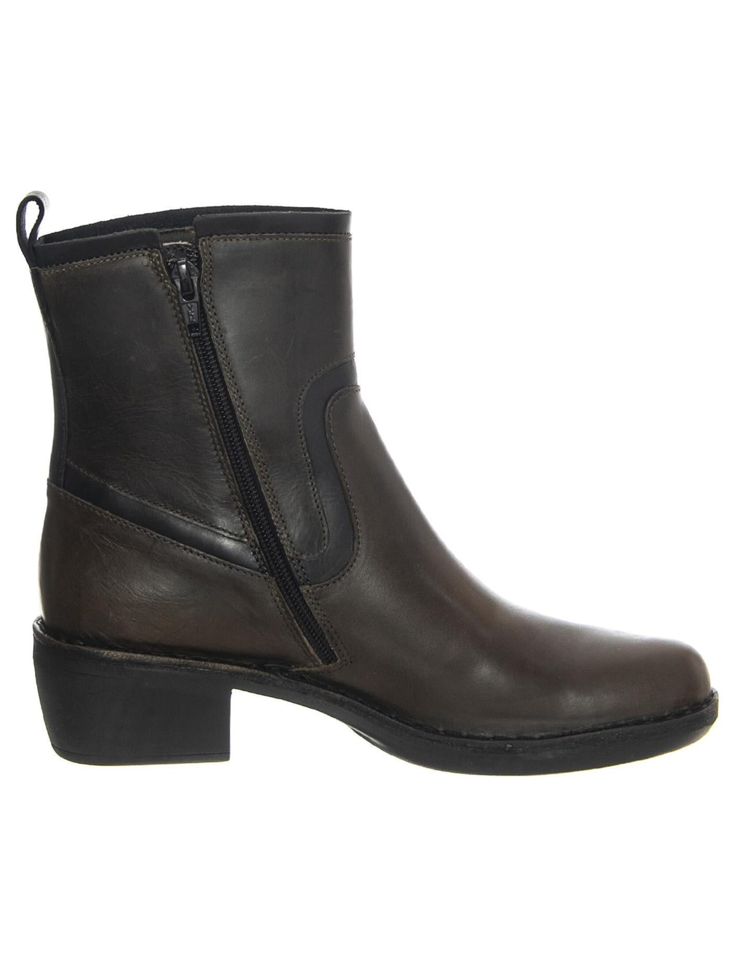 FLY LONDON Kozaki 'W' Miziq02fly Rug Diesel / Black Boots' w kolorze brązowy