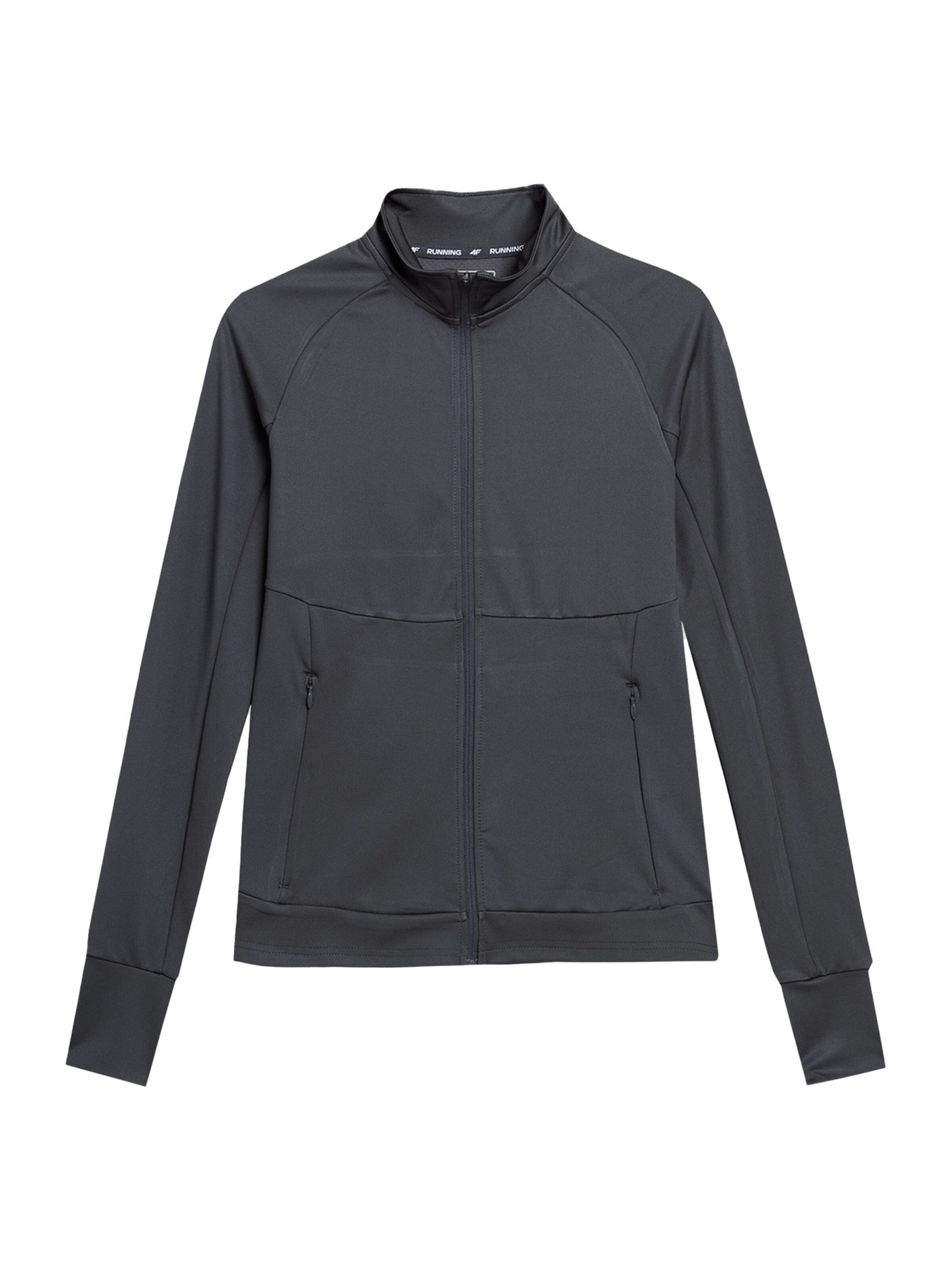 4F Спортивная кофта в Серый: спереди