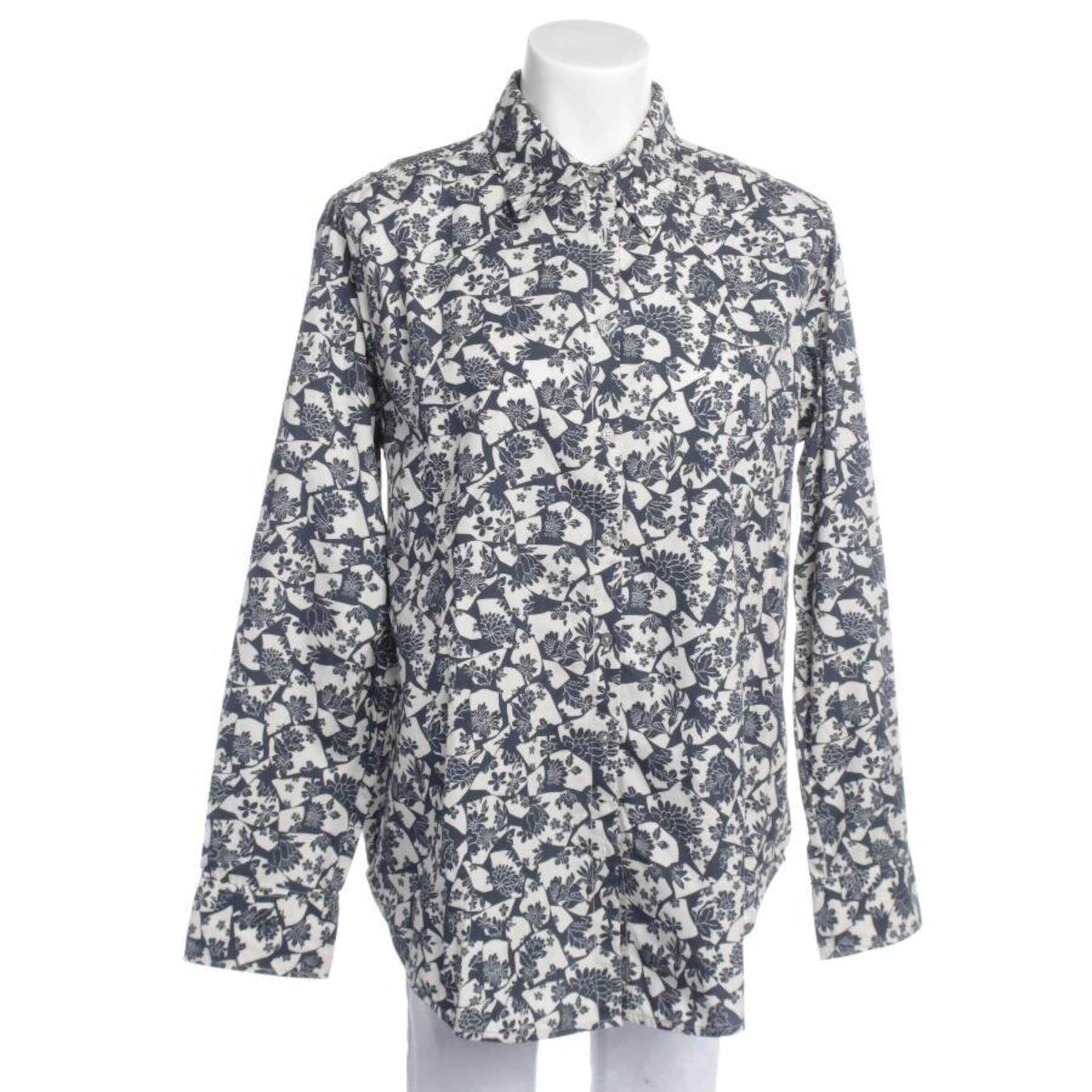 0039 Italy Bluse / Tunika M in Beige: Vorderseite