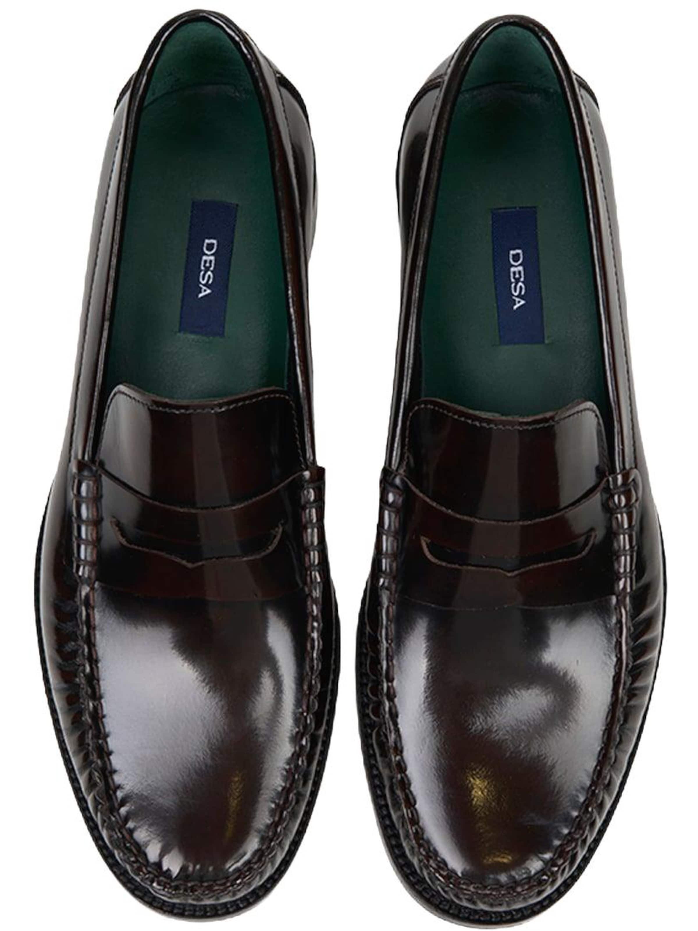 Desa - Mocasines 'Slipper' en rojo