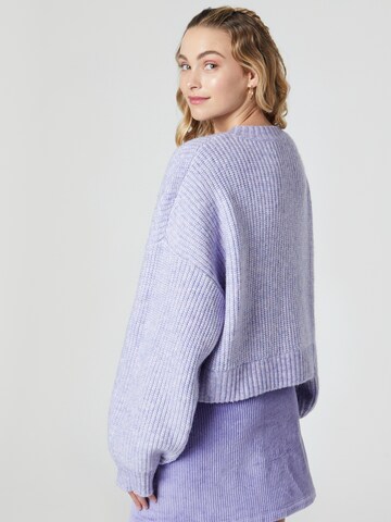 florence by mills exclusive for ABOUT YOU Strickjacke 'Asta' in Lila