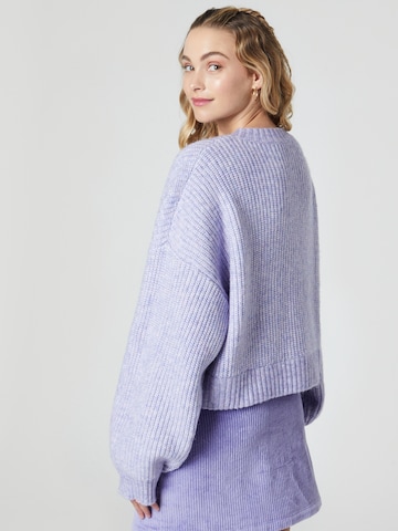 Cardigan 'Asta' florence by mills exclusive for ABOUT YOU en violet