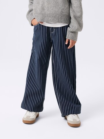 Wide Leg Pantalon 'Rose' NAME IT en bleu : devant