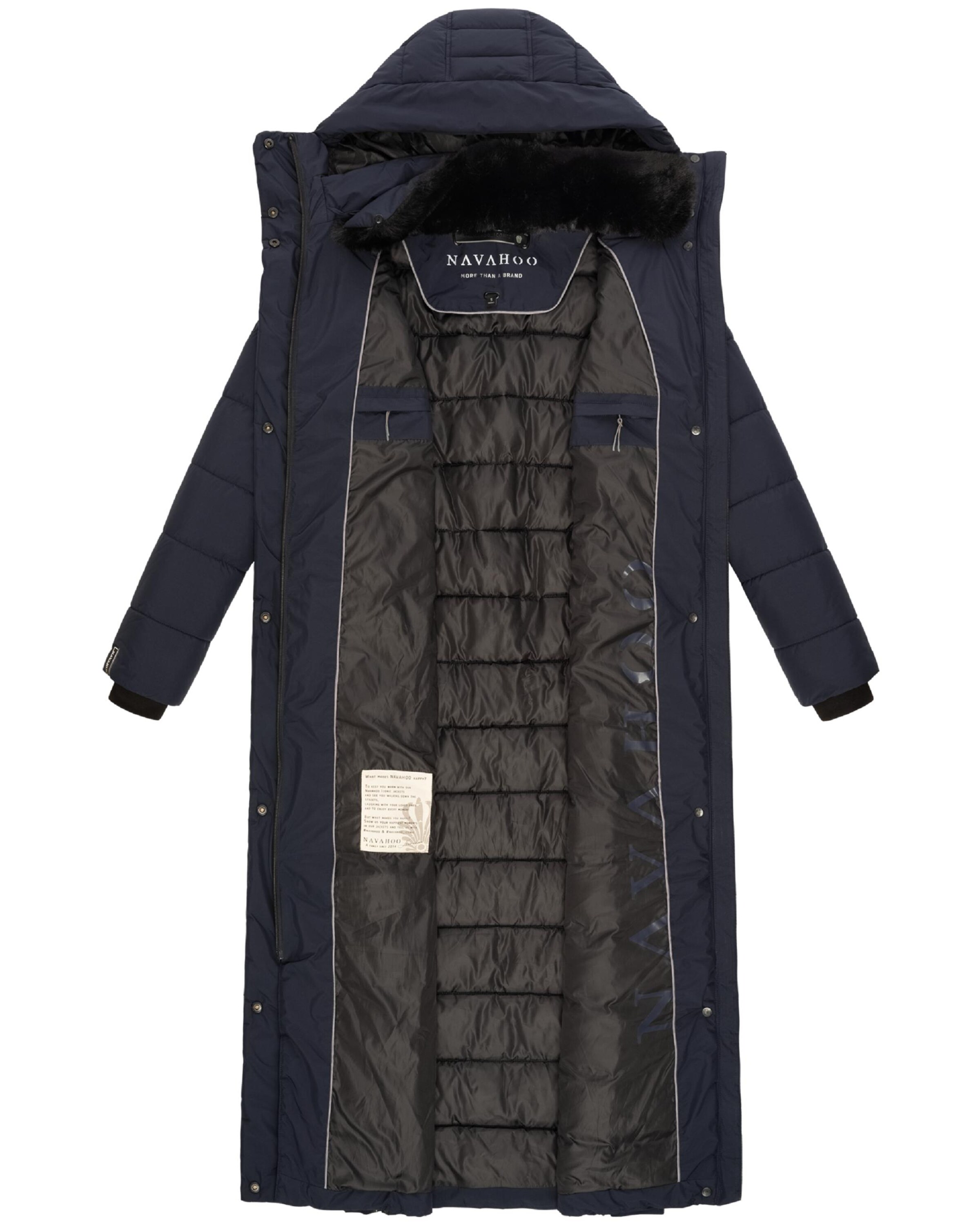 NAVAHOO Χειμερινό παλτό 'Das Teil XIV' σε μπλε