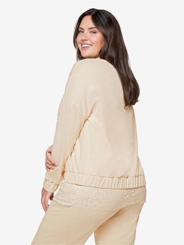 SHEEGO Sweatshirt in Beige