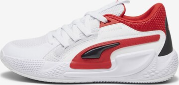 PUMA Athletic Shoes 'Court Rider Chaos' in White: front