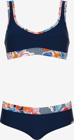 Bustino Bikini di SUNMARIN in blu: frontale