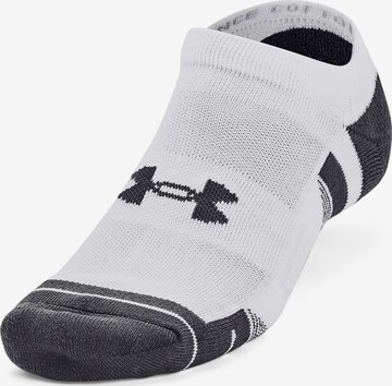 UNDER ARMOUR Athletic Socks in White: front