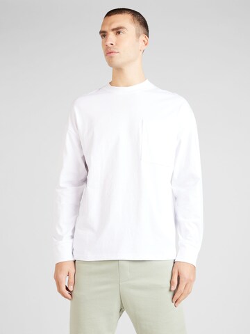 T-Shirt 'CLEAN' JACK & JONES en blanc : devant