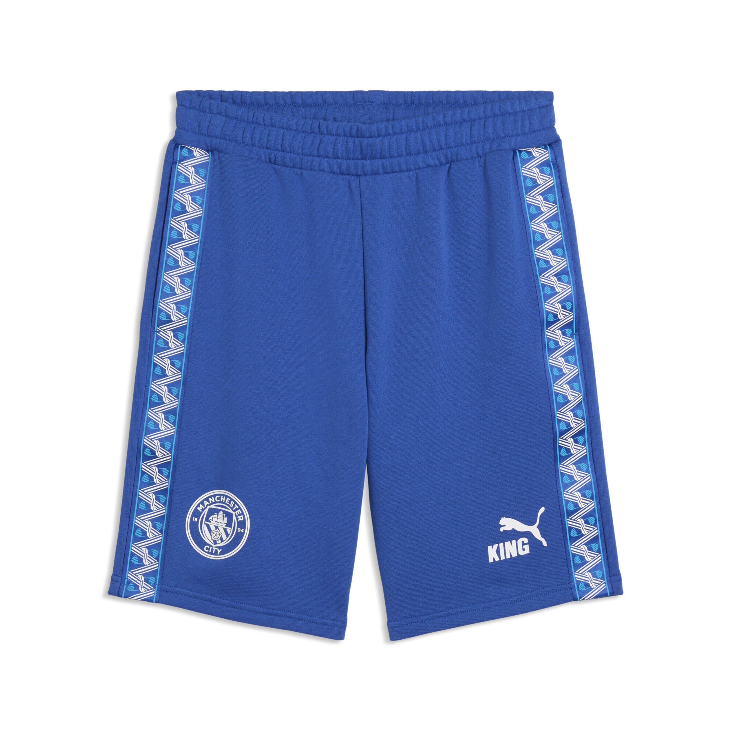 Regular Pantalon de sport PUMA en bleu : devant