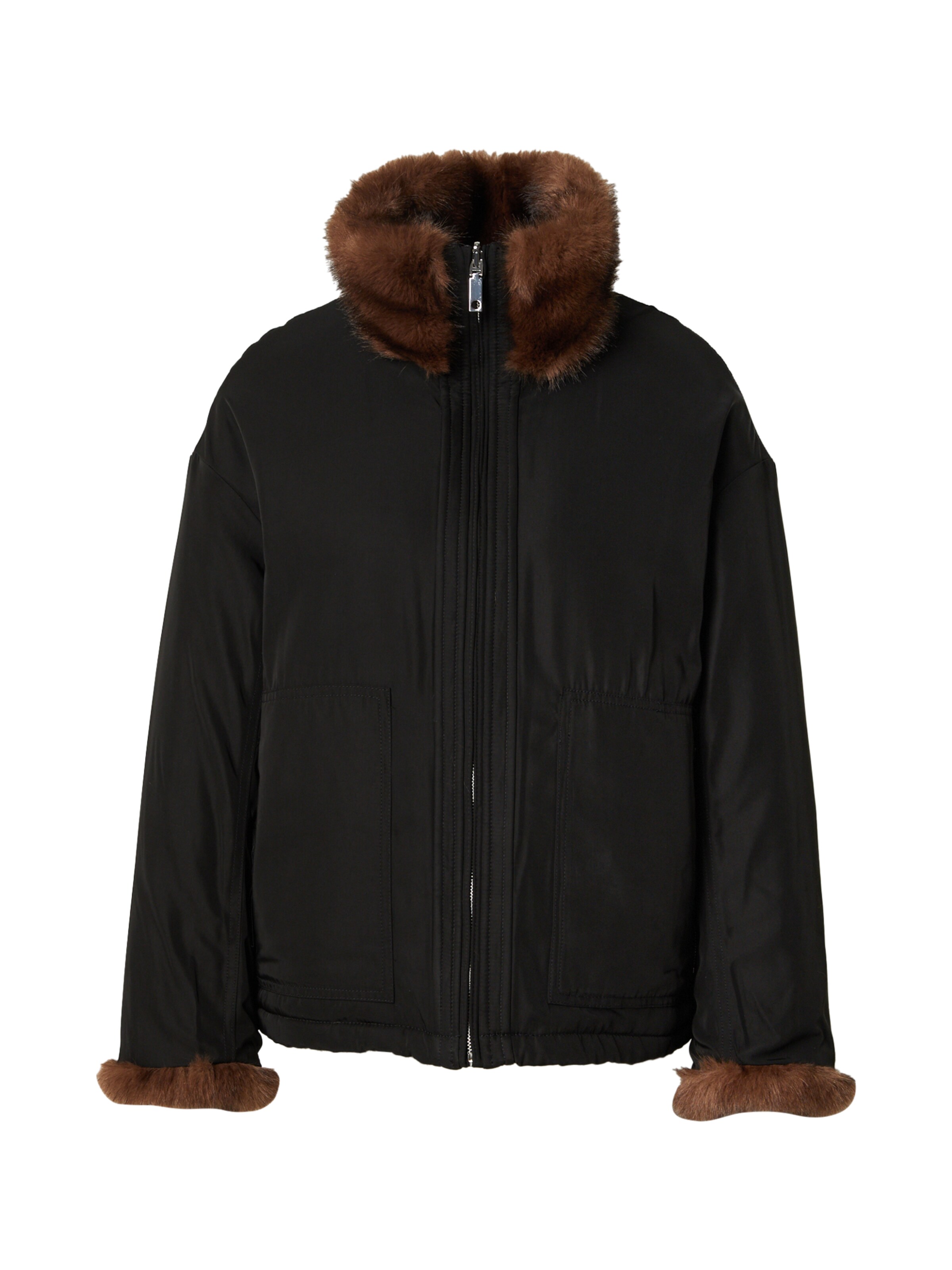 MAX&Co. Зимняя куртка 'AZOTO' в Коричневый