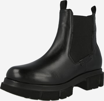 bugatti Chelsea boots i svart: framsida
