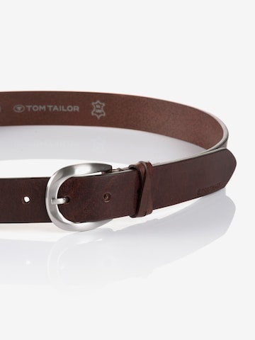 TOM TAILOR Belt 'NANCY' in Brown