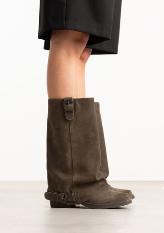Bottes SACHA en marron : devant