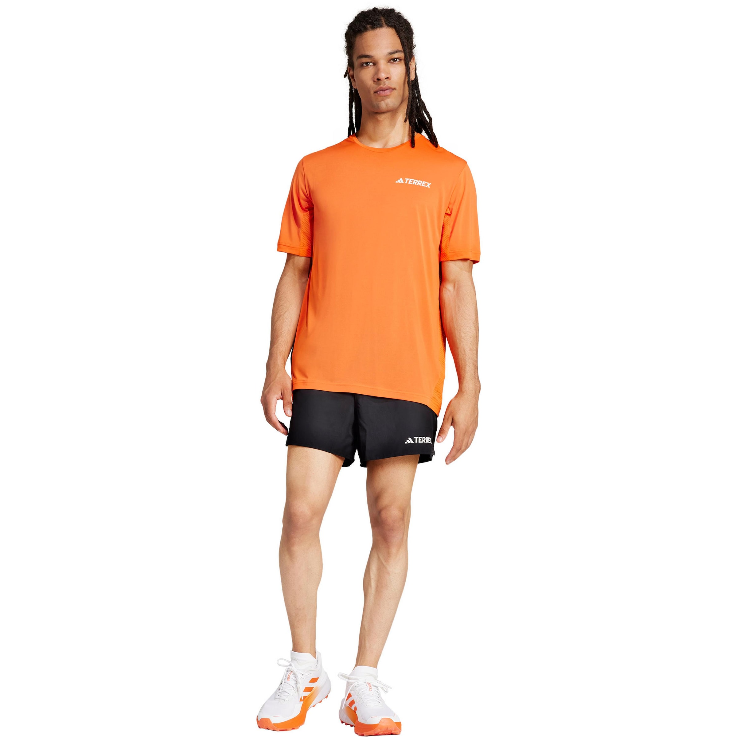 ADIDAS TERREX Performance shirt 'Xperior' in Orange