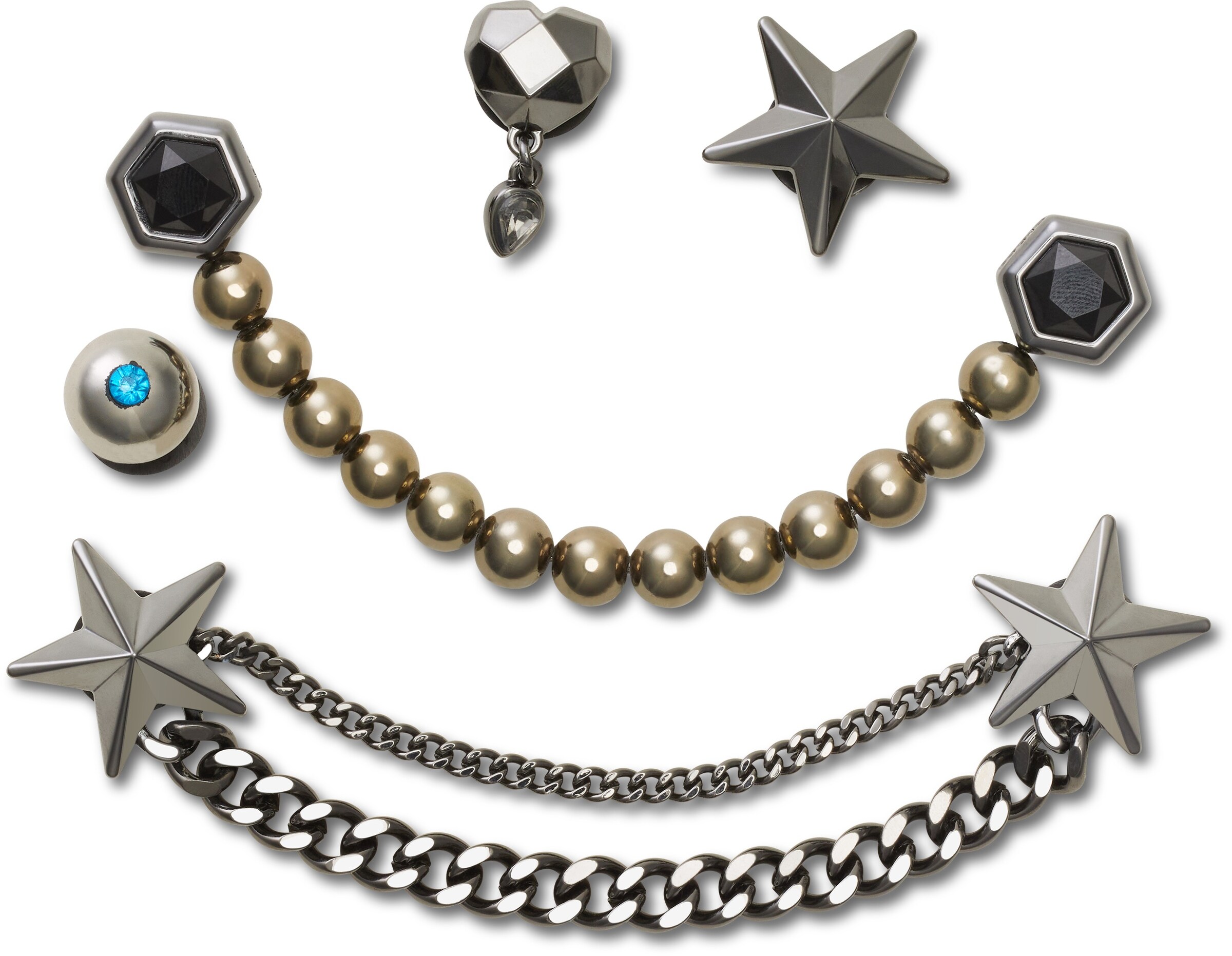 Crocs Shoe Accessories in Grey