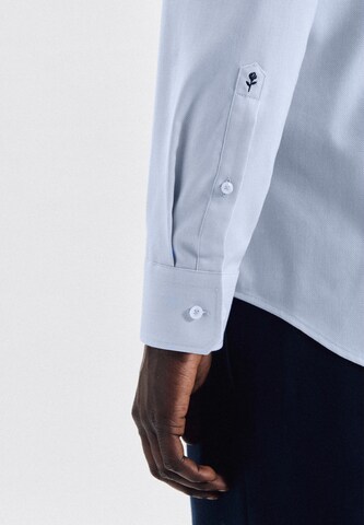 SEIDENSTICKER Slim fit Zakelijk overhemd in Blauw
